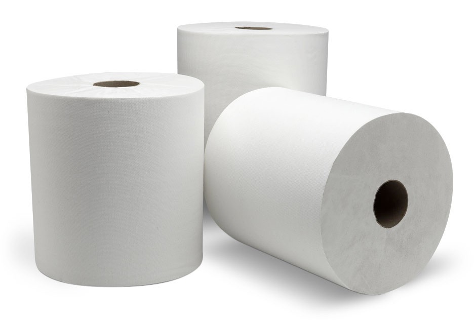 Merfin® #7850W Exclusive White Paper Towel (7.5 x 800') - 6 Rolls
