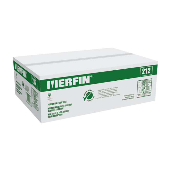 Merfin 2 ply jumbo bath tissue