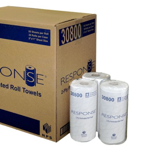 Response perforated roll towel