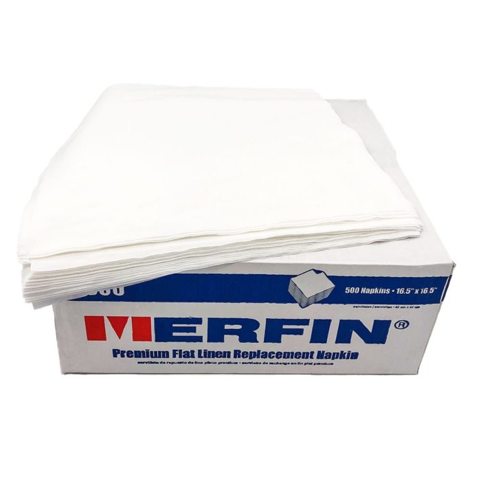 Merfin premium flat linen replacement napkin